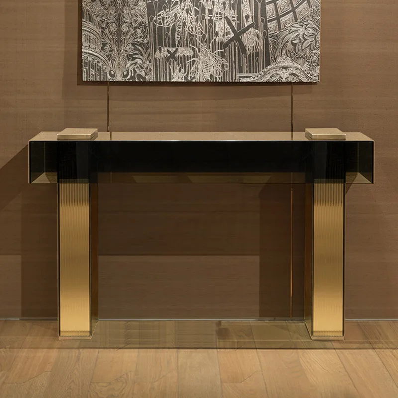Italian light luxury wall bar table living room modern simple glass desktop entrance small bar partition cabinet solid wood
Italian light luxury wall bar table living room modern simple glass desktop entrance small bar partition cabinet solid wood