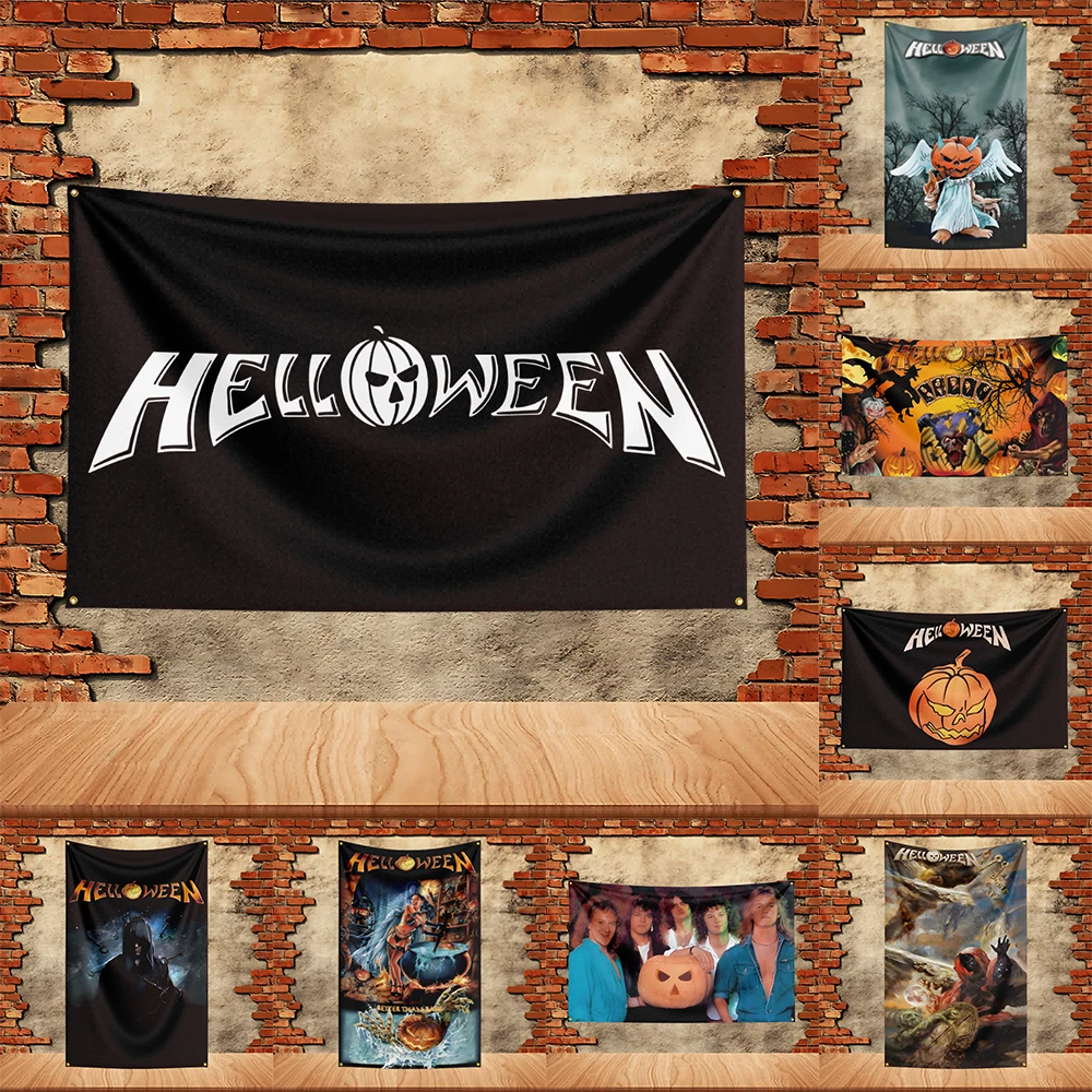 90X150ft Helloween Band Party Flag Polyester Printed Flag Banner Tapestry for Garden Garage Decoration Concert Flag
90X150ft Helloween Band Party Flag Polyester Printed Flag Banner Tapestry for Garden Garage Decoration Concert Flag