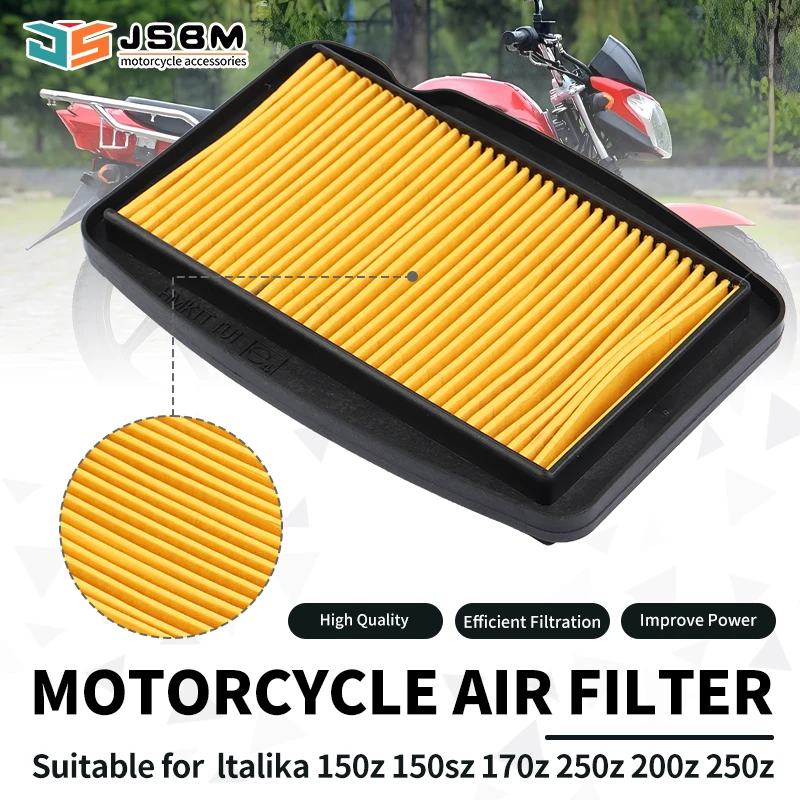 JSBM Motorcycle Accessories Engine Intake Air Filter For Italika 150Z 150SZ 170Z 200Z 250Z 2014 2015 2016 2017 2018 2019 2020- 
JSBM Motorcycle Accessories Engine Intake Air Filter For Italika 150Z 150SZ 170Z 200Z 250Z 2014 2015 2016 2017 2018 2019 2020-