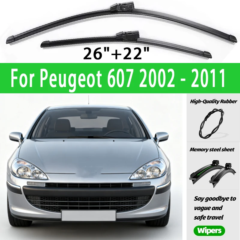Стеклоочиститель с левым рулем, передние щетки стеклоочистителя для Peugeot 607 2002-2011, лобовое стекло, чистые окна, автомобильные щетки от дождя, природа 26 "+ 22"
Стеклоочиститель с левым рулем, передние щетки стеклоочистителя для Peugeot 607 2002-2011, лобовое стекло, чистые окна, автомобильные щетки от дождя, природа 26 "+ 22"
