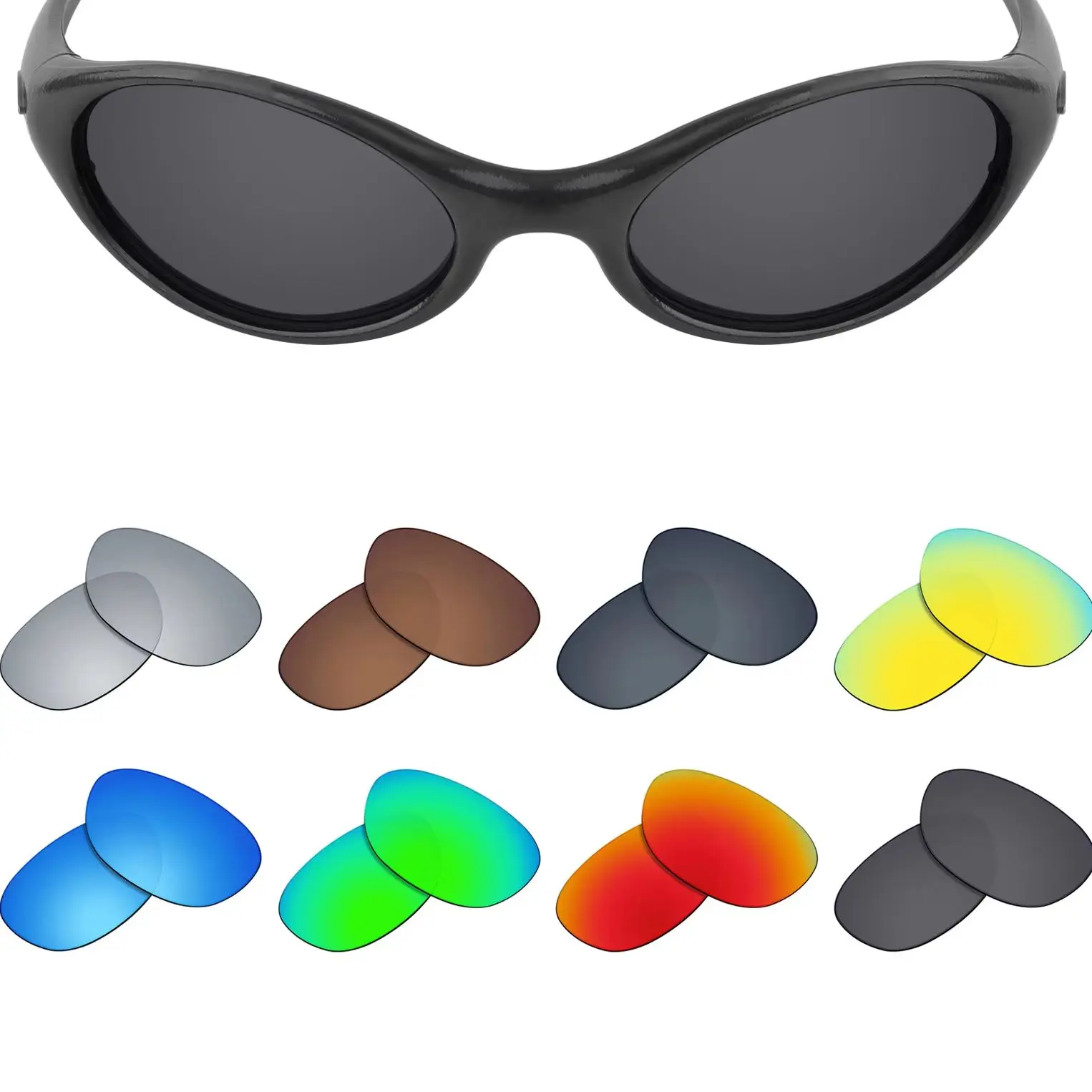Firtox True UV400 Polarized Lenses Replacement for Oakley Eye Jacket 1.0 Sunglasses (Lens Only) - Multiple Colors
Firtox True UV400 Polarized Lenses Replacement for Oakley Eye Jacket 1.0 Sunglasses (Lens Only) - Multiple Colors
