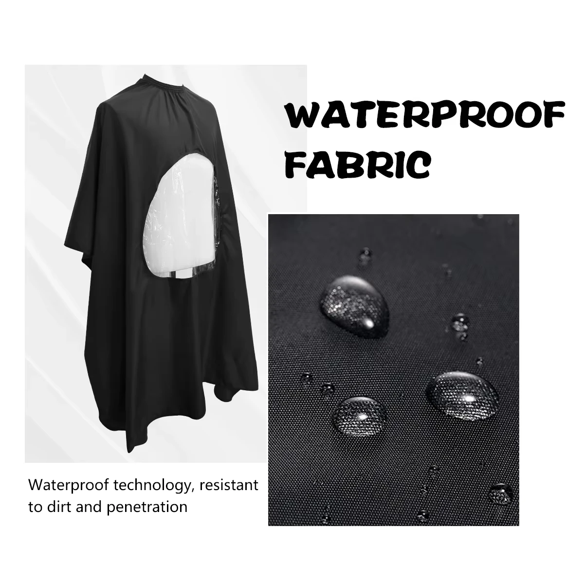 Transparent Anti-Static Barber Hairdresser Aprons Waterproof Haircut Capes Eagle Shawls for Salon Barbershop Tools
Transparent Anti-Static Barber Hairdresser Aprons Waterproof Haircut Capes Eagle Shawls for Salon Barbershop Tools