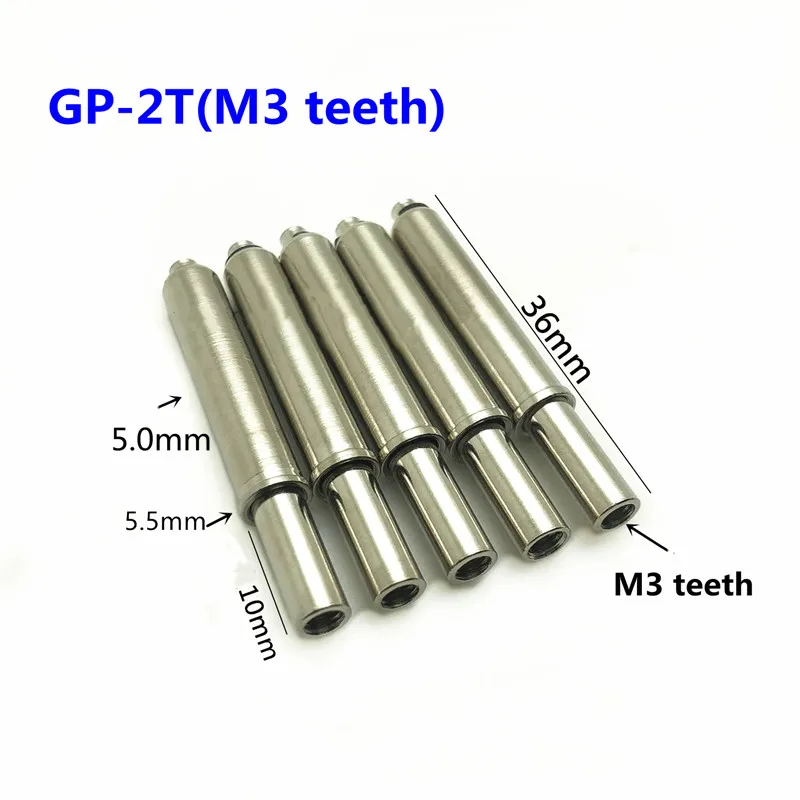 Пружинный позиционирующий штифт GP-2T, диаметр 5,0 мм, длина 36 мм, M3, направляющая для зубов, колонна, световая пластина, опорный штифт, испытательный стенд
Пружинный позиционирующий штифт GP-2T, диаметр 5,0 мм, длина 36 мм, M3, направляющая для зубов, колонна, световая пластина, опорный штифт, испытательный стенд