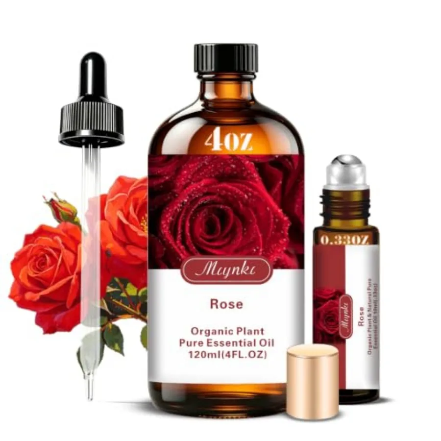 Rose Essential Oil, Rose Oil for Skin Care, Massage, Diffuser, Humidifier, DIY Soap, Candle, Bath, Yoga, Gift Ready, Rose Fragr
Rose Essential Oil, Rose Oil for Skin Care, Massage, Diffuser, Humidifier, DIY Soap, Candle, Bath, Yoga, Gift Ready, Rose Fragr