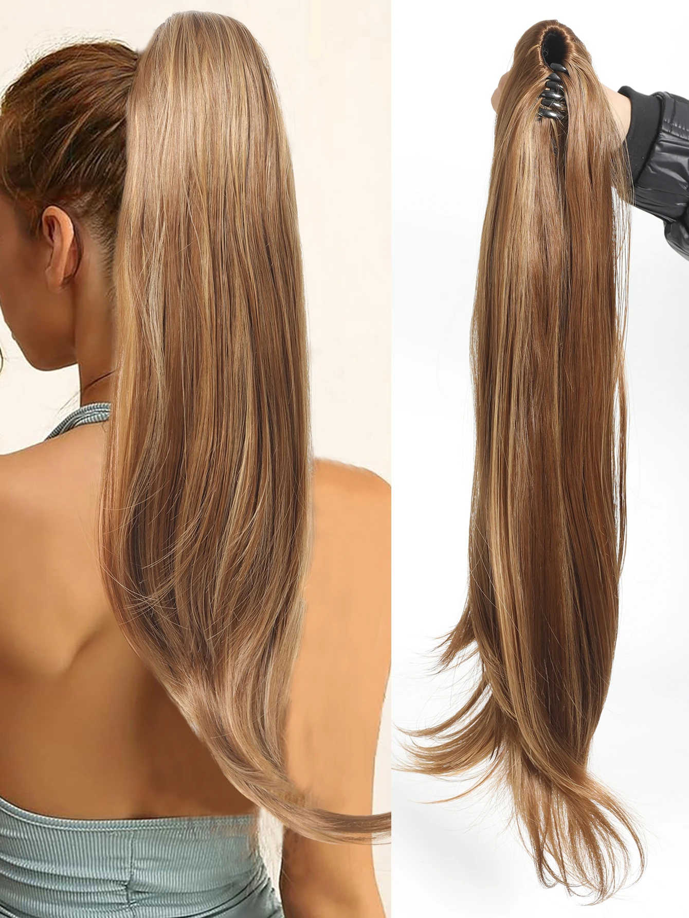 Synthetic 24inch Claw Clip Ponytail Hair Extensions Long Curly Hair Natural Micro curly Hair Ponny Tail For Women
Synthetic 24inch Claw Clip Ponytail Hair Extensions Long Curly Hair Natural Micro curly Hair Ponny Tail For Women