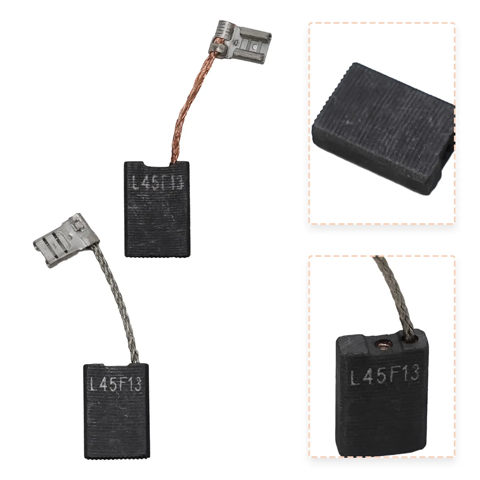 2Pcs N259979 Carbon Brush Spare Parts For D28490-B3 D28499X D28754 DWE4517 DWE4557 Angle Grinder Power Tools Accessories
2Pcs N259979 Carbon Brush Spare Parts For D28490-B3 D28499X D28754 DWE4517 DWE4557 Angle Grinder Power Tools Accessories
