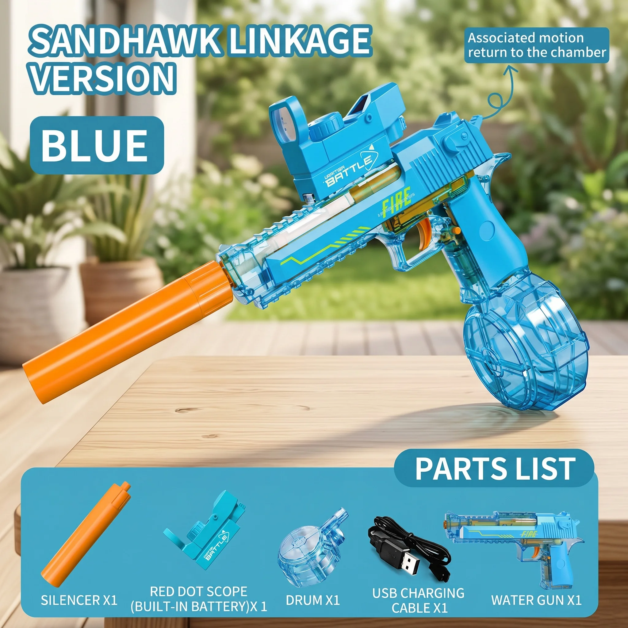 Summer Toys Desert Eagle Water Gun Full Automatic Electric Shooting Water Gun Toy Outdoor Beach Fight Toy Boy Funny Gifts
Summer Toys Desert Eagle Water Gun Full Automatic Electric Shooting Water Gun Toy Outdoor Beach Fight Toy Boy Funny Gifts