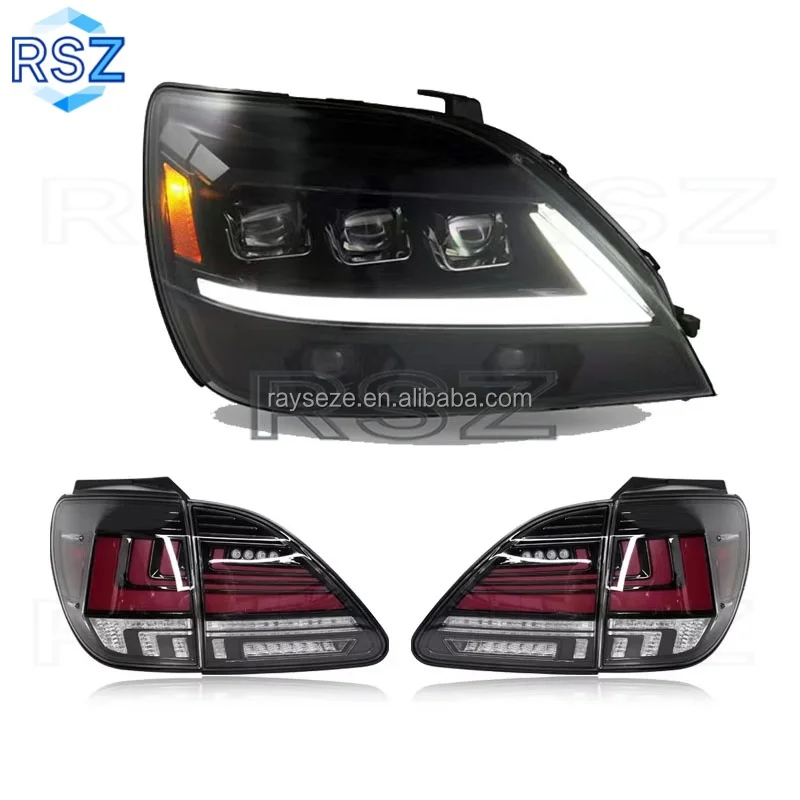 RAYSEZE Rx Car Part for Lexus 1999 2002 Rx300 Rx400 Modified Headlamp Triple Beams Led Headlight Tail Light Turn Light
RAYSEZE Rx Car Part for Lexus 1999 2002 Rx300 Rx400 Modified Headlamp Triple Beams Led Headlight Tail Light Turn Light