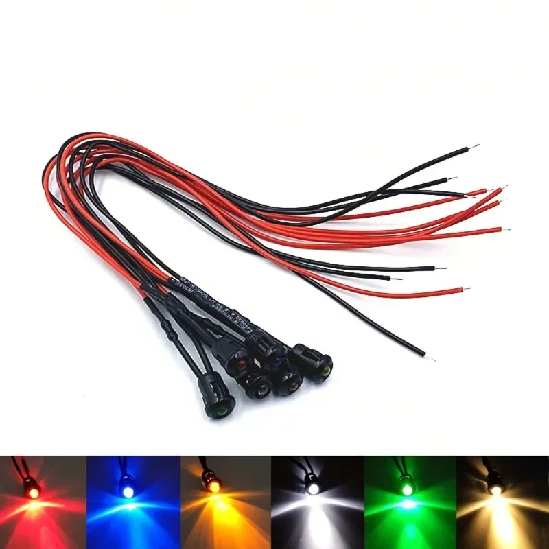 3V 5V6V 9V 12V 24V 36V 48V 110V 220V Ultra Bright 3mm Pre-Wired LEDs with Holders Emitting Diodes Bulb Lights DIY Part
3V 5V6V 9V 12V 24V 36V 48V 110V 220V Ultra Bright 3mm Pre-Wired LEDs with Holders Emitting Diodes Bulb Lights DIY Part