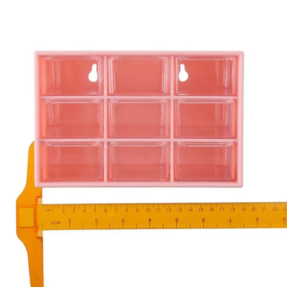 Plastic Office Supplies 4"D X 7"W X 4.7"H White/pink/green Nine Grid Desktop Drawer Box Hand Ledger Divided Storage Box Office
Plastic Office Supplies 4"D X 7"W X 4.7"H White/pink/green Nine Grid Desktop Drawer Box Hand Ledger Divided Storage Box Office