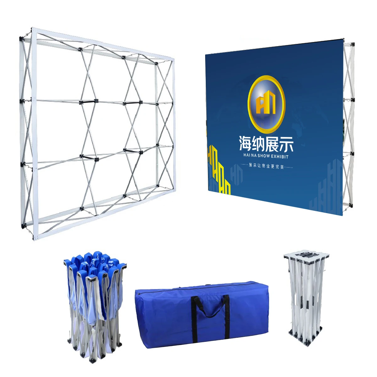 Aluminum Pop up Wall Stand Backdrop Backdrop Display POP up Display Stand Pop up Banner Stand for Advertising Exhibition
Aluminum Pop up Wall Stand Backdrop Backdrop Display POP up Display Stand Pop up Banner Stand for Advertising Exhibition