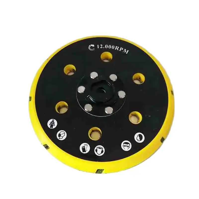 6 Inch 15Hole Sanding Pad 150 mm Dust Free Backing Plate for 10000 RPM Random Orbital Sander Pneumatic Polisher Hook and Loop
6 Inch 15Hole Sanding Pad 150 mm Dust Free Backing Plate for 10000 RPM Random Orbital Sander Pneumatic Polisher Hook and Loop