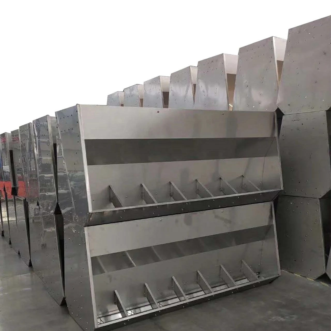 automatic feeder for pigs stainless steel pig feeder double sided feeding trough
automatic feeder for pigs stainless steel pig feeder double sided feeding trough
