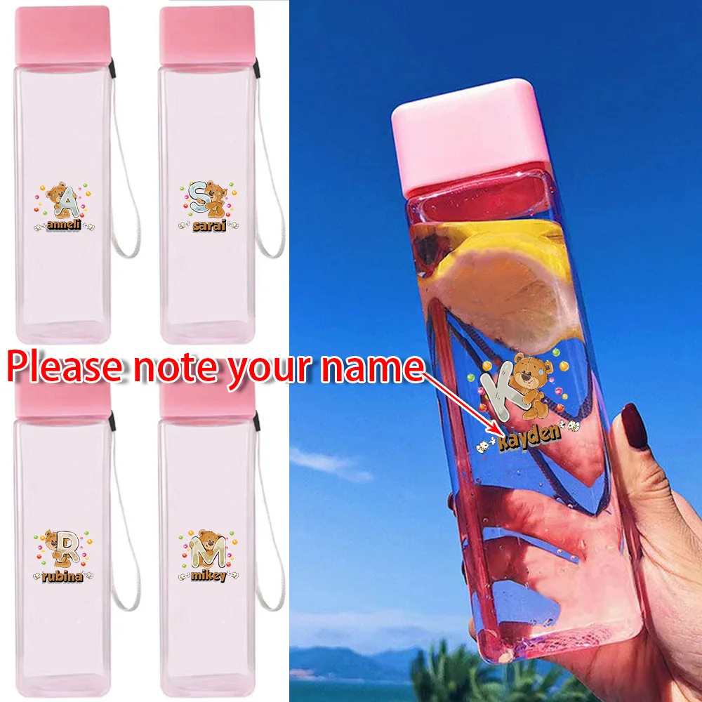 Customized Name Sport Bottle Clear Water Bottle Leakproof Lightweight Portable for Travel Outdoor Drinking Cup Personalized DIY
Customized Name Sport Bottle Clear Water Bottle Leakproof Lightweight Portable for Travel Outdoor Drinking Cup Personalized DIY