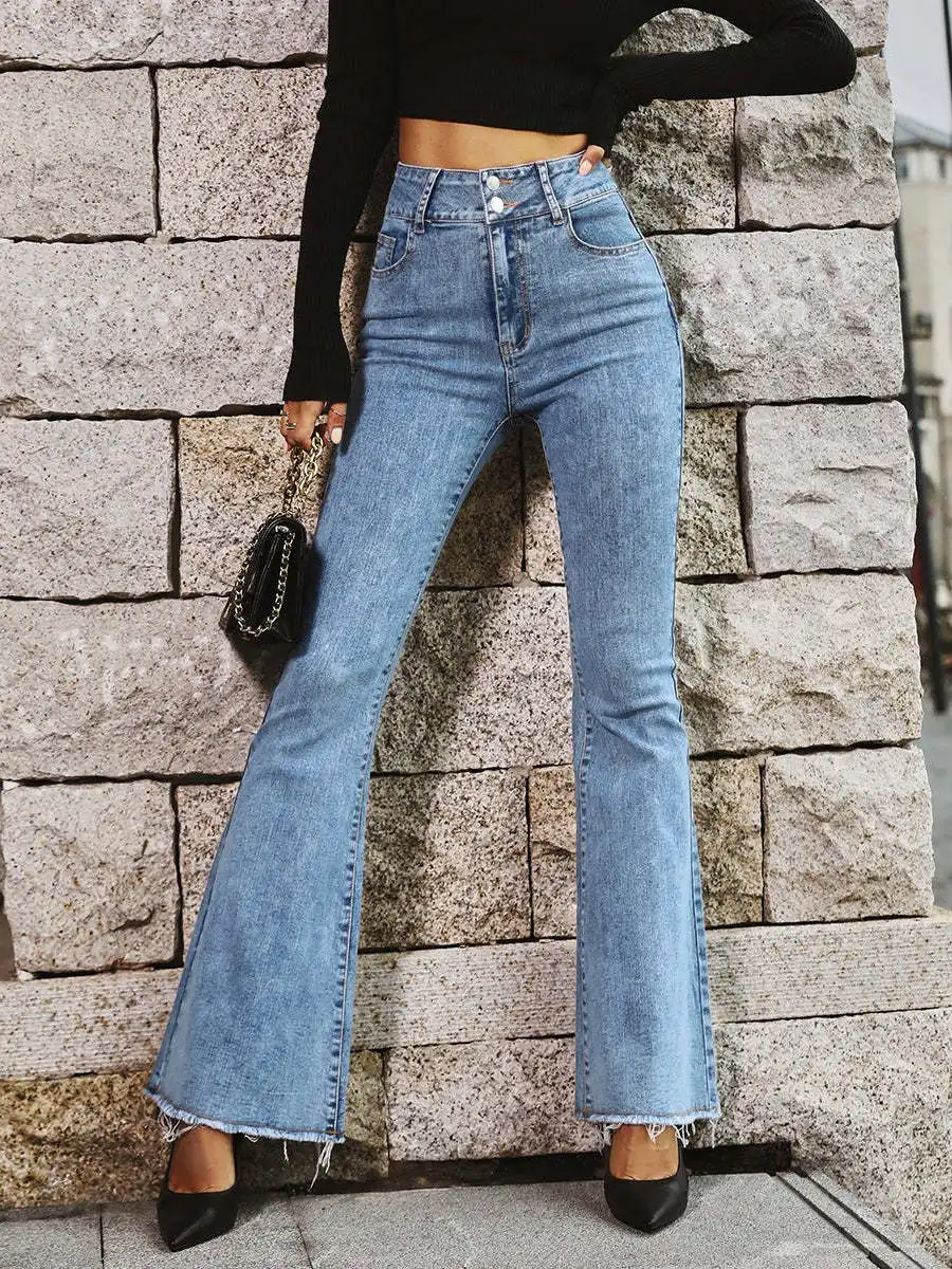2024 Spring New Retro Tighten the waist Boot Cut Jeans for Women Fashion Slim Fit Stretch Denim Flared Jeans S-XL
2024 Spring New Retro Tighten the waist Boot Cut Jeans for Women Fashion Slim Fit Stretch Denim Flared Jeans S-XL