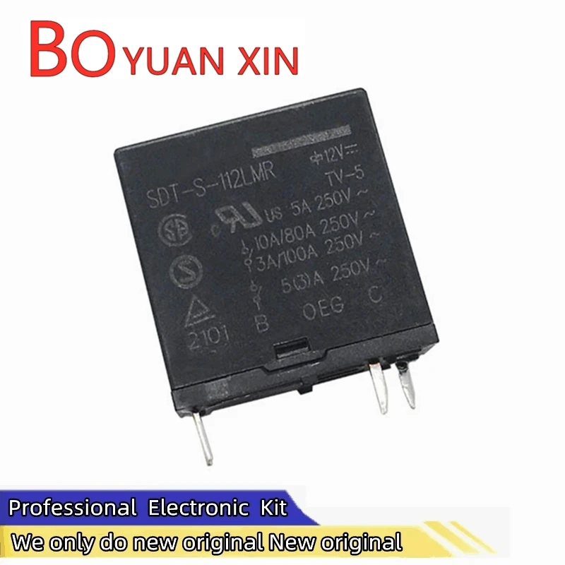 New original SDT-S-112LMR Home appliance relays DC12V Power relay One normally open 4-pin 5A
New original SDT-S-112LMR Home appliance relays DC12V Power relay One normally open 4-pin 5A