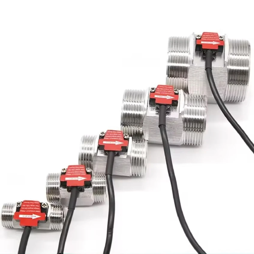 Stainless Steel Hall Flow Meter Electromagnetic Water Flow Sensor Industrial Fluid Flow Rate Sensor for Plumbing Water Dispenser
Stainless Steel Hall Flow Meter Electromagnetic Water Flow Sensor Industrial Fluid Flow Rate Sensor for Plumbing Water Dispenser