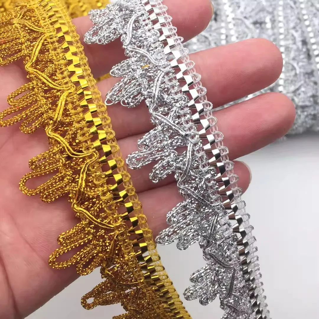 5yard Golden silver triangle lace Ribbon Performing dance costumes ethnic costumes lace Trim
5yard Golden silver triangle lace Ribbon Performing dance costumes ethnic costumes lace Trim