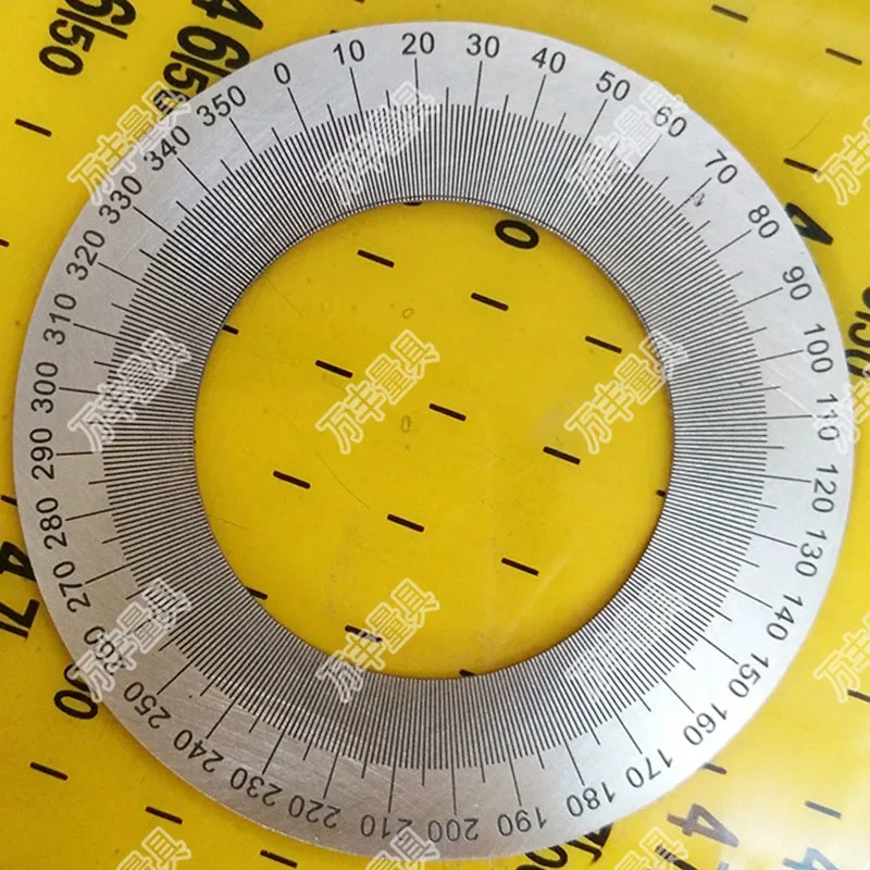 70x40x1mm Angle Dial Stainless Steel Disc 360 Degree Round Stainless steel Dial angle measurer tool
70x40x1mm Angle Dial Stainless Steel Disc 360 Degree Round Stainless steel Dial angle measurer tool