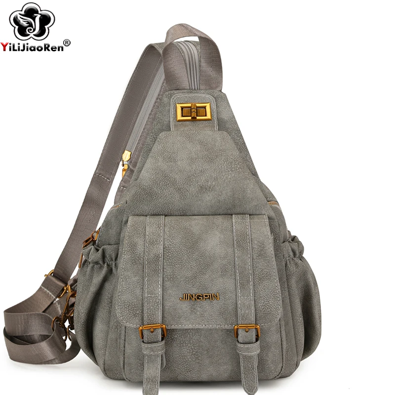 Fashion Backpacks for Ladies Multifunctional Chest Bag Commuter Daypack Women Shoulder Bag Female Pu Leather Travel Rucksack
Fashion Backpacks for Ladies Multifunctional Chest Bag Commuter Daypack Women Shoulder Bag Female Pu Leather Travel Rucksack