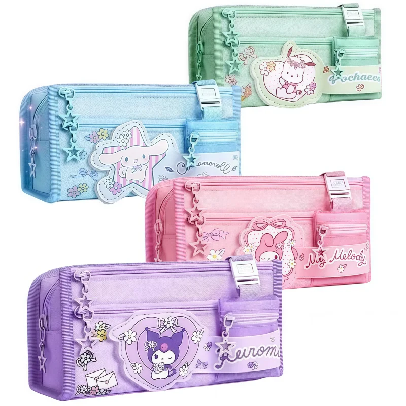 Sanrio Series Pencil Case Kuromi Cartoon Animation Good-Looking Large Capacity Children Pencil Storage Stationery Box Wholesale
Sanrio Series Pencil Case Kuromi Cartoon Animation Good-Looking Large Capacity Children Pencil Storage Stationery Box Wholesale