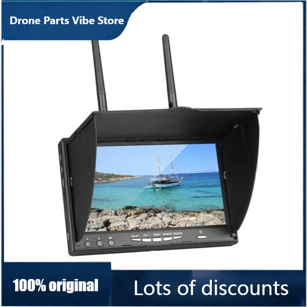 Fy7 Inch FPV Monitor 5.8G 40CH LCD Screen Monitor 800x480 Dual Diversity Receiver Build-in Battery For FPV Drone 5802S
Fy7 Inch FPV Monitor 5.8G 40CH LCD Screen Monitor 800x480 Dual Diversity Receiver Build-in Battery For FPV Drone 5802S