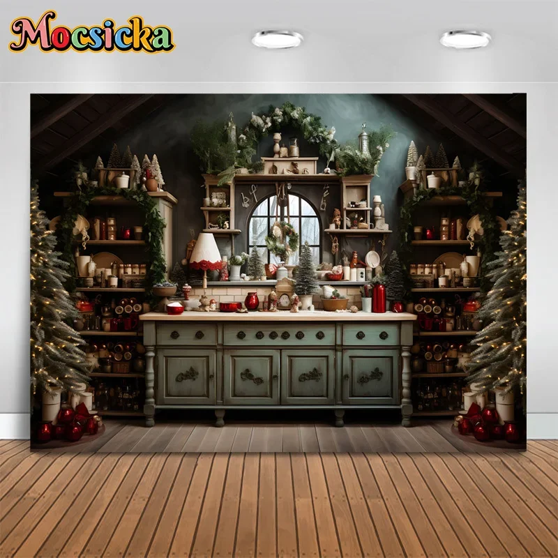 Mocsicka Xmas Photography Backdrops Christmas Tree Kitchen Cabinet Decor Backgrounds New Year's Eve Party Portrait Banner Studio
Mocsicka Xmas Photography Backdrops Christmas Tree Kitchen Cabinet Decor Backgrounds New Year's Eve Party Portrait Banner Studio