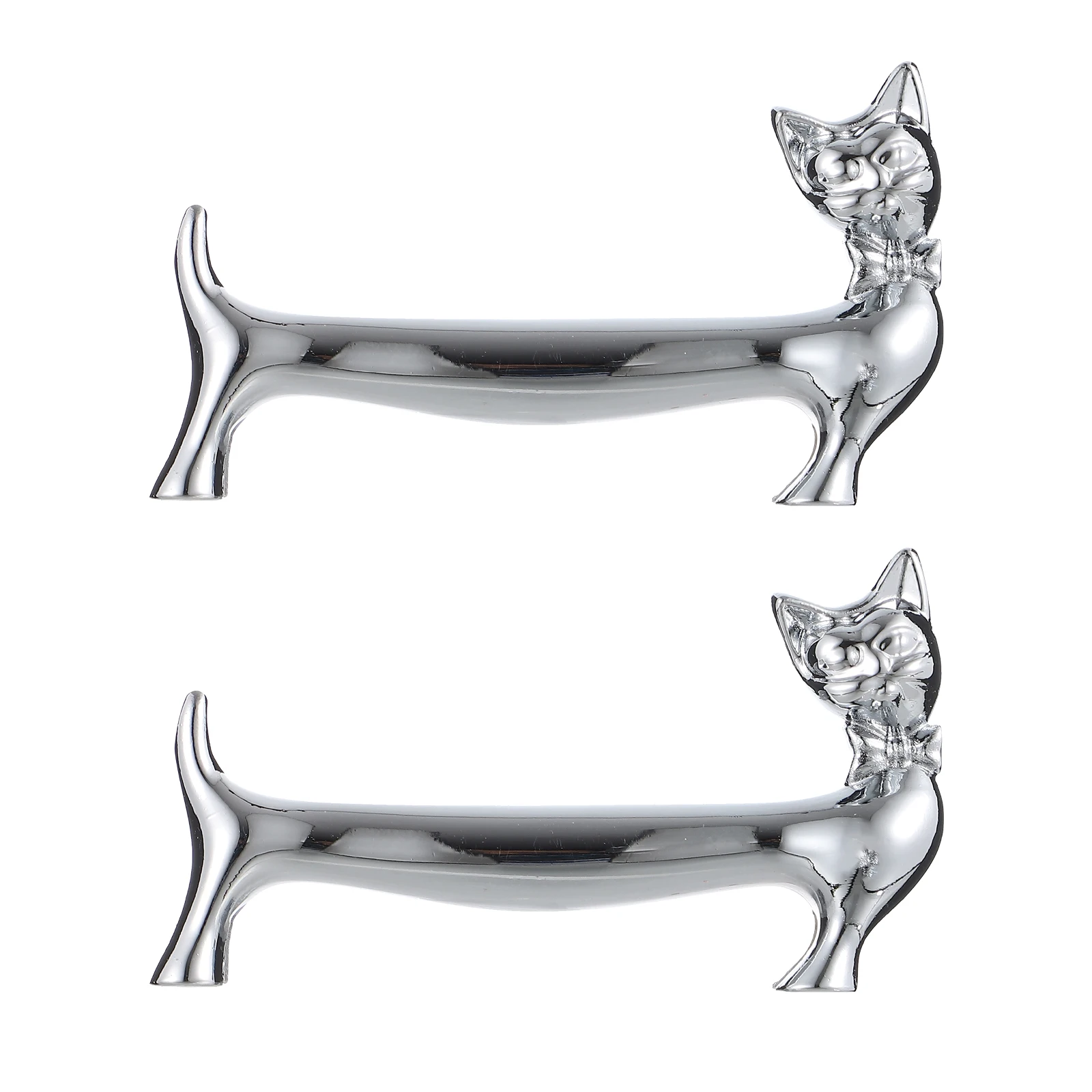 2 Pcs Silver Alloy Gentleman Cat Metal Chopstick Rests Easy Clean Prevent Rolling Suitable Tableware Kitchen Bar
2 Pcs Silver Alloy Gentleman Cat Metal Chopstick Rests Easy Clean Prevent Rolling Suitable Tableware Kitchen Bar
