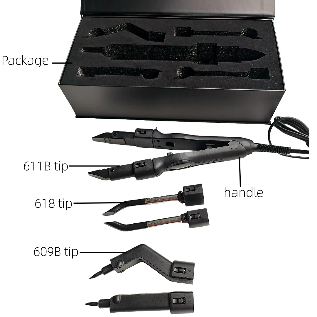 2026 LOOF LCD Display Heat Hair Connector Hair Extension Iron High Temperature Controllable Heat Iron with interchangeable tips
2026 LOOF LCD Display Heat Hair Connector Hair Extension Iron High Temperature Controllable Heat Iron with interchangeable tips