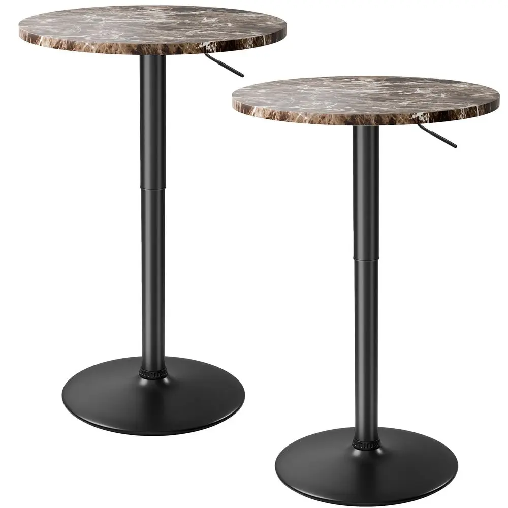 Bistro Pub Table Height Adjustable Round Bar Table 27.436 Inches, 360Swivel Cocktail Table for Dining Room, Party, Cafe 2, Marb
Bistro Pub Table Height Adjustable Round Bar Table 27.436 Inches, 360Swivel Cocktail Table for Dining Room, Party, Cafe 2, Marb