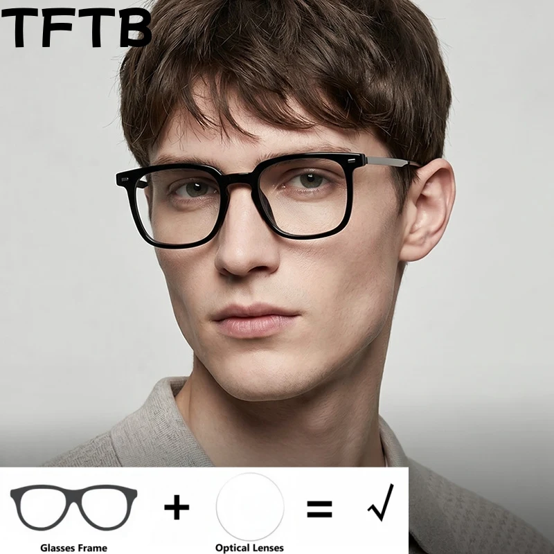 TFTB Retro Oval Men's and Women's TR90 Titanium Alloy Blue Light Blocking Photochromic Optical Prescription Eyeglasses TR4003
TFTB Retro Oval Men's and Women's TR90 Titanium Alloy Blue Light Blocking Photochromic Optical Prescription Eyeglasses TR4003