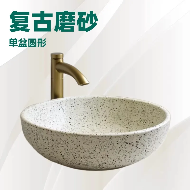 High temperature ceramic art wash basin, bed and breakfast tea house hotel wash basin
High temperature ceramic art wash basin, bed and breakfast tea house hotel wash basin