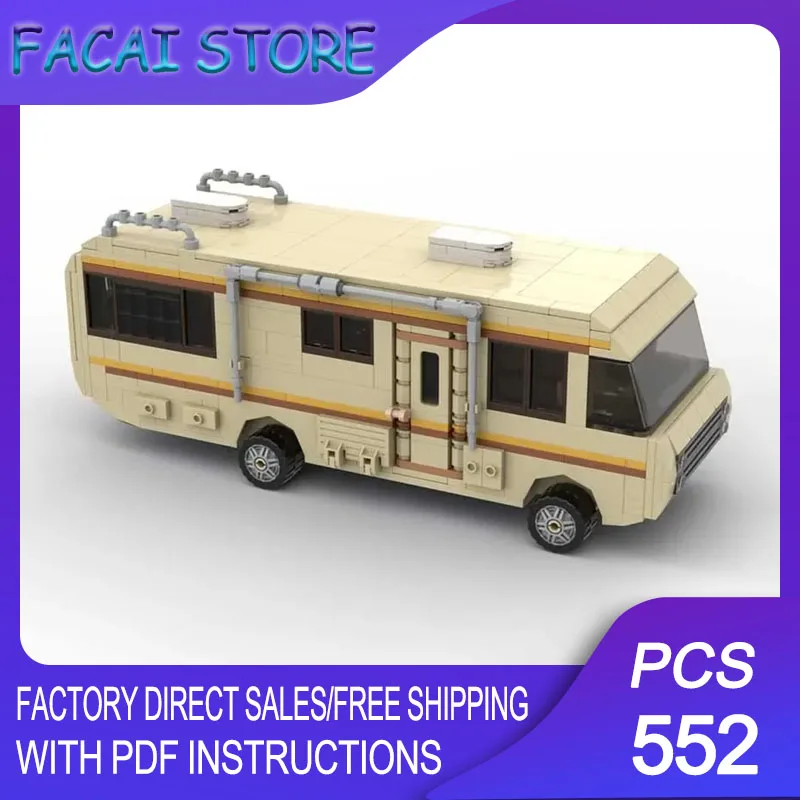 Movie Car Model Moc Building Blocks Bad RV Car Model Technology Brick DIY Assembly City Truck Construction Holiday Toy Set Gifts
Movie Car Model Moc Building Blocks Bad RV Car Model Technology Brick DIY Assembly City Truck Construction Holiday Toy Set Gifts