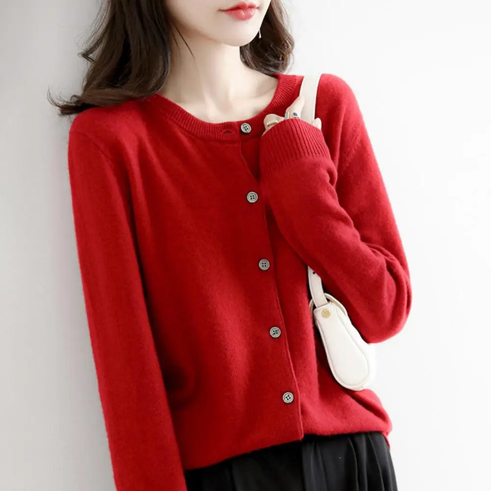 Long Sleeve Sweater Fashionable Women's Button Closure Cardigan Soft Comfortable Knitted Sweater for Daily Wear Comfortable Warm
Long Sleeve Sweater Fashionable Women's Button Closure Cardigan Soft Comfortable Knitted Sweater for Daily Wear Comfortable Warm