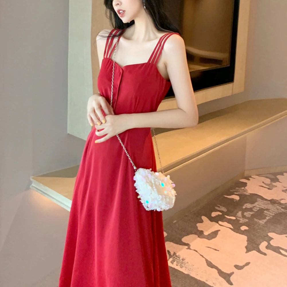 Party Dress Summer Dress Retro Dress Bandeau Neckline Polyester Material Sleeveless Style Solid Color For Daily Wear
Party Dress Summer Dress Retro Dress Bandeau Neckline Polyester Material Sleeveless Style Solid Color For Daily Wear