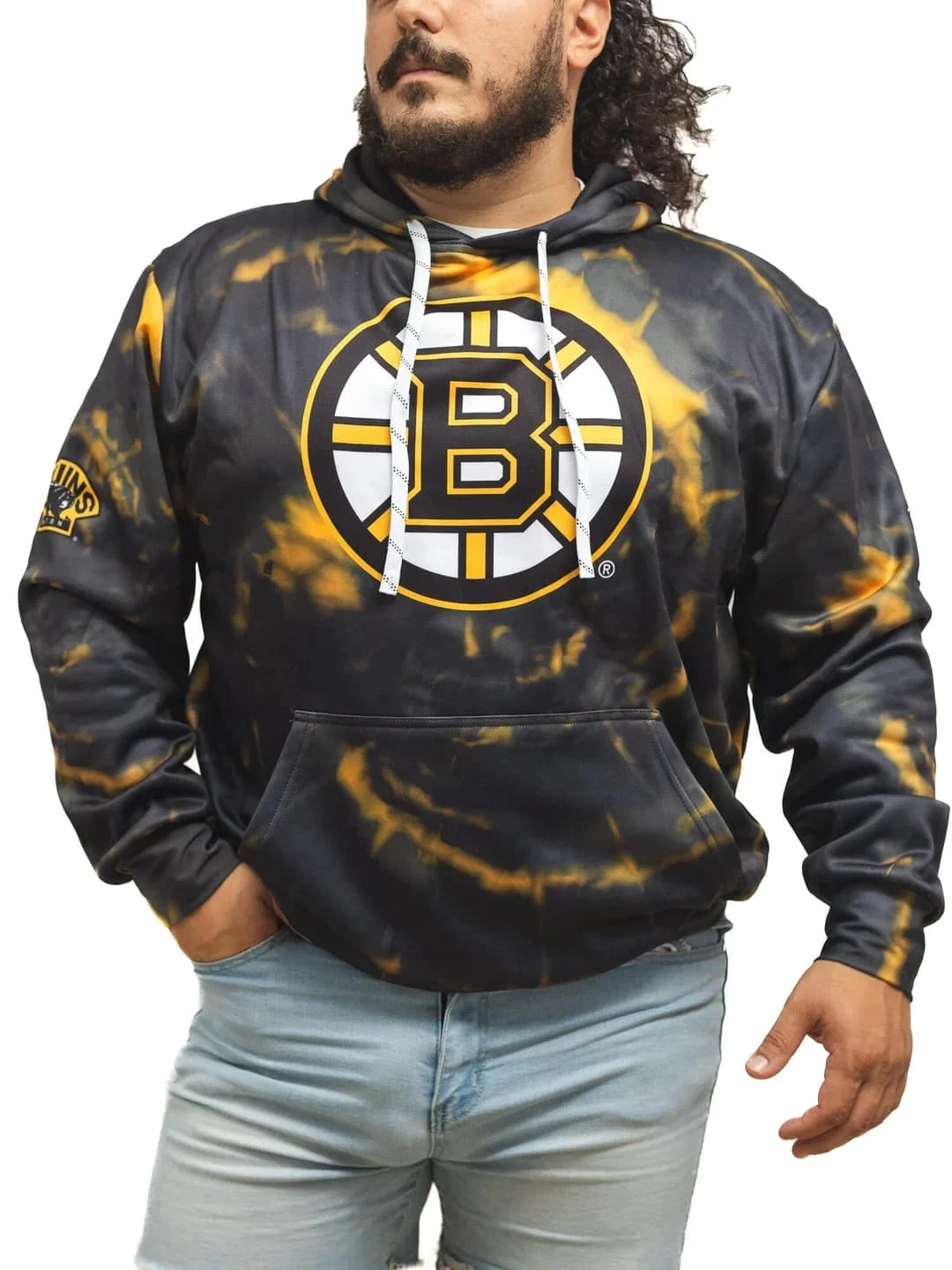 Boston Bruins Tie Dye Hoodie Men Black Gold Long Sleeve Pullover Sweatshirt for Ice Hockey Fans Casual Wear Quick Drying Tops
Boston Bruins Tie Dye Hoodie Men Black Gold Long Sleeve Pullover Sweatshirt for Ice Hockey Fans Casual Wear Quick Drying Tops