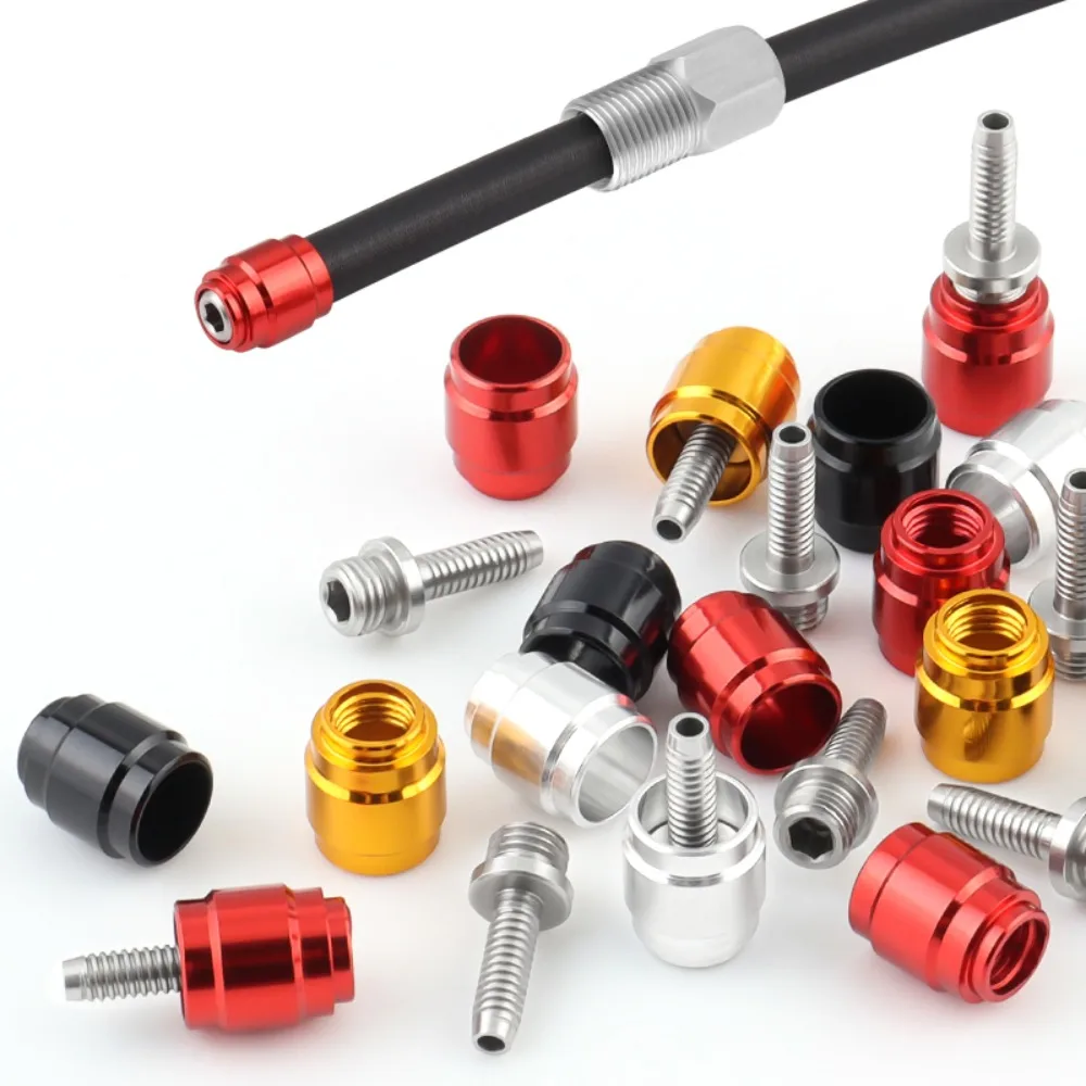 AVID Oil Needle Olive Sleeve Quick Installation Olive Head Disc Brake Aluminum Alloy Brake Hose Olive Connector Riding Accessory
AVID Oil Needle Olive Sleeve Quick Installation Olive Head Disc Brake Aluminum Alloy Brake Hose Olive Connector Riding Accessory