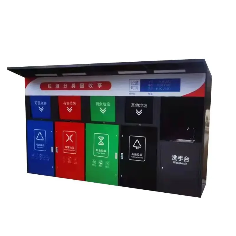 Intelligent garbage classification, housing community, community garbage room 4, sorting trash can
Intelligent garbage classification, housing community, community garbage room 4, sorting trash can