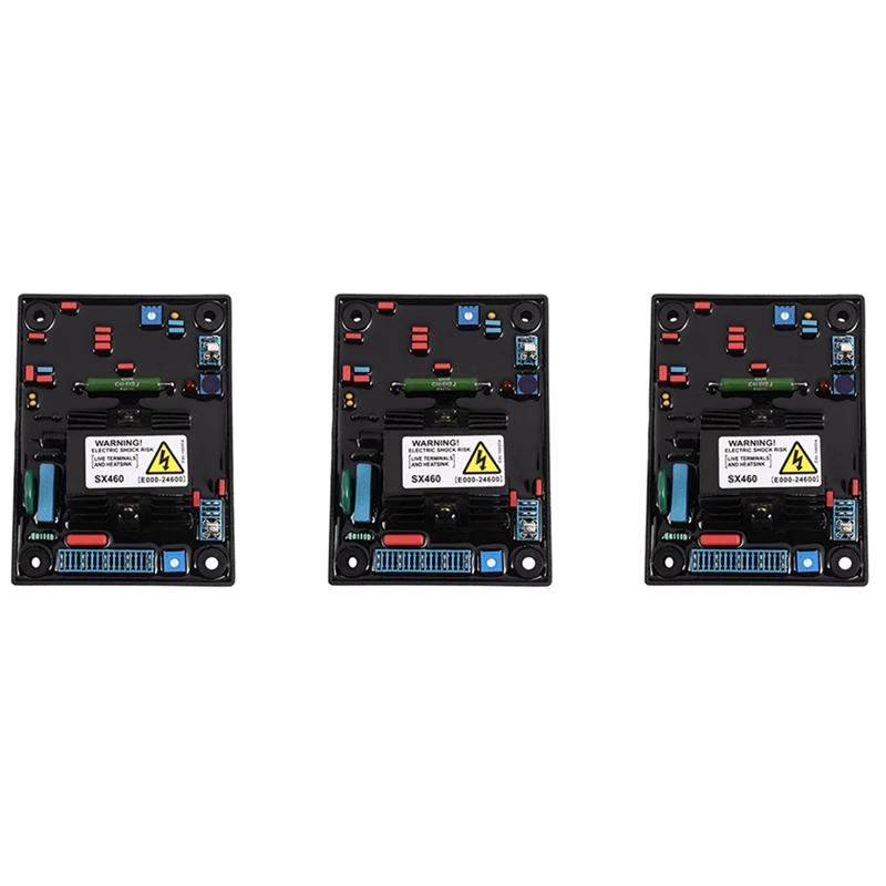 3X AVR SX460-A SX 460-A 460 With Red Capacitor Soft Glue Better Quality Accessories Automatic Voltage Regulator
3X AVR SX460-A SX 460-A 460 With Red Capacitor Soft Glue Better Quality Accessories Automatic Voltage Regulator