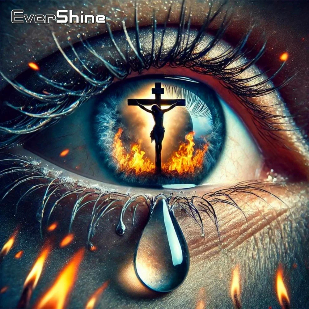 Evershine 5D DIY Embroidery Religion Cross Stitching Kits Portrait Fabric Picture Needlework 11CT Eyes Decor For Home
Evershine 5D DIY Embroidery Religion Cross Stitching Kits Portrait Fabric Picture Needlework 11CT Eyes Decor For Home