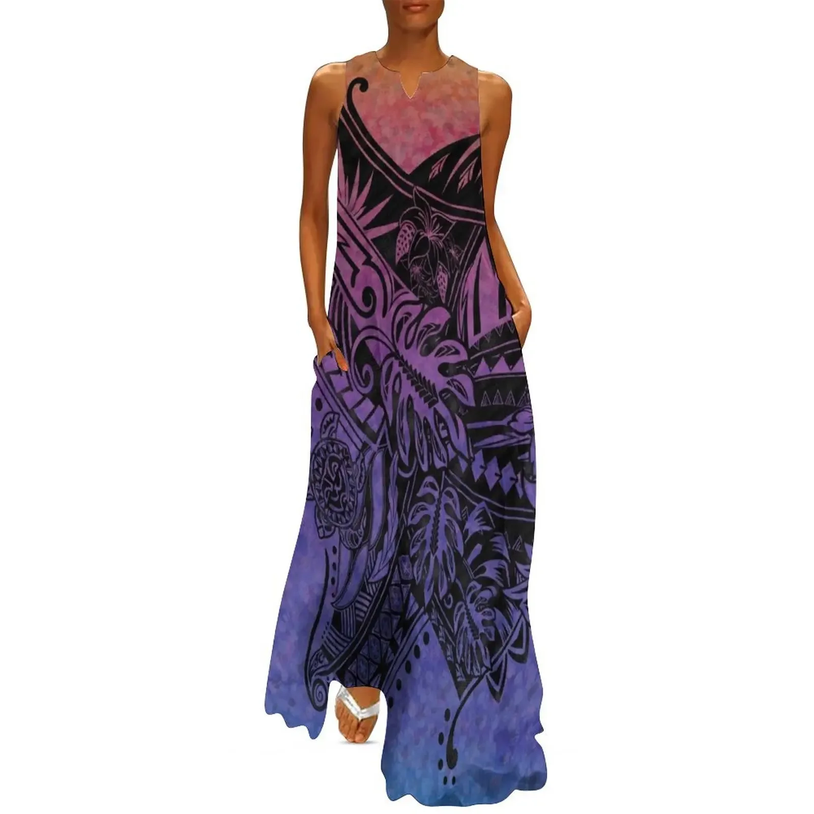 Hawaiian Painted Tropical Tribal Long Dress women party dresses clothes for woman Dress
Hawaiian Painted Tropical Tribal Long Dress women party dresses clothes for woman Dress