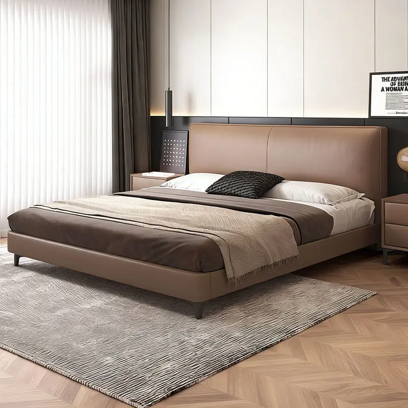 Single Modern Bed Headboards Luxury Double Bedroom Girls Simple European Bed Children Double Letto Matrimoniale Unique Furniture
Single Modern Bed Headboards Luxury Double Bedroom Girls Simple European Bed Children Double Letto Matrimoniale Unique Furniture