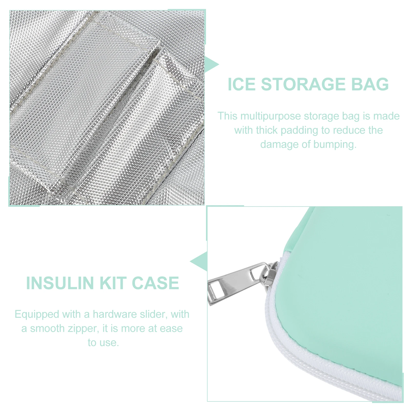 Insulin Storage Bag Portable Cooler Large Capacity Medicine Case Kit Laminated Pu Reusable Travel Camping Diabetes Supplies
Insulin Storage Bag Portable Cooler Large Capacity Medicine Case Kit Laminated Pu Reusable Travel Camping Diabetes Supplies