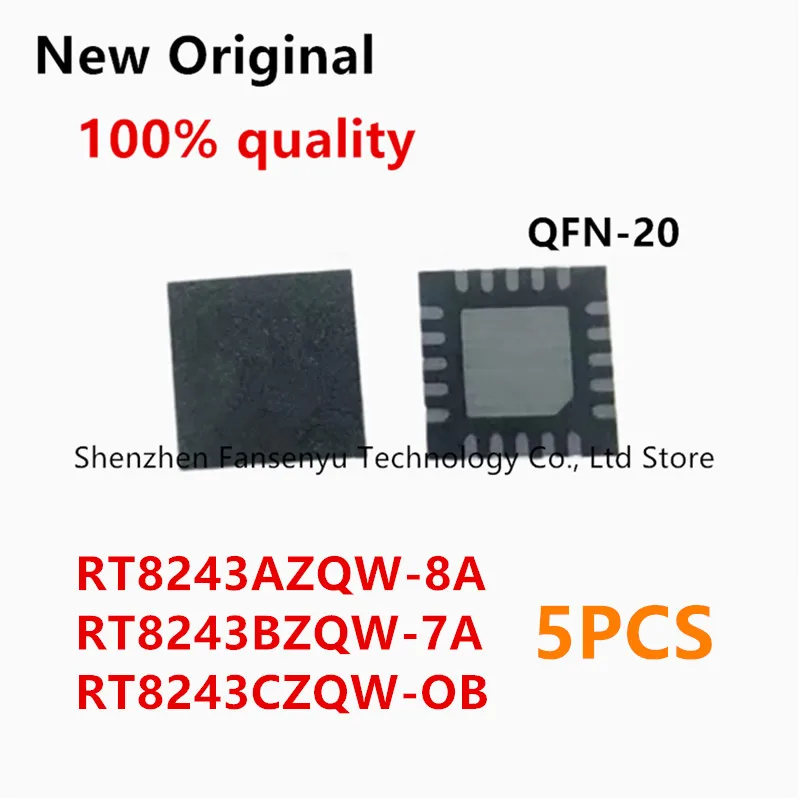 (5piece)100% New RT8243A RT8243AZQW ( 8A EE 8A .. ) RT8243B RT8243BZQW ( 7A EC 7A .. ) RT8243CZQW RT8243C ( OB EA OB .. ) QFN-20
(5piece)100% New RT8243A RT8243AZQW ( 8A EE 8A .. ) RT8243B RT8243BZQW ( 7A EC 7A .. ) RT8243CZQW RT8243C ( OB EA OB .. ) QFN-20