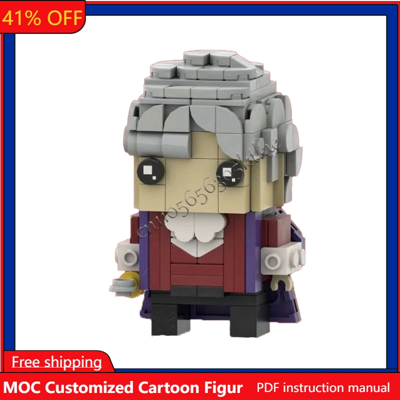 Набор из 201 детали: Коллекционная серия персонажей из фильмов MOC, модель Doctor Brickheadz, креативный конструктор-головоломка, подарок на день рождения, мультяшные анимационные фигурки, игрушки
Набор из 201 детали: Коллекционная серия персонажей из фильмов MOC, модель Doctor Brickheadz, креативный конструктор-головоломка, подарок на день рождения, мультяшные анимационные фигурки, игрушки