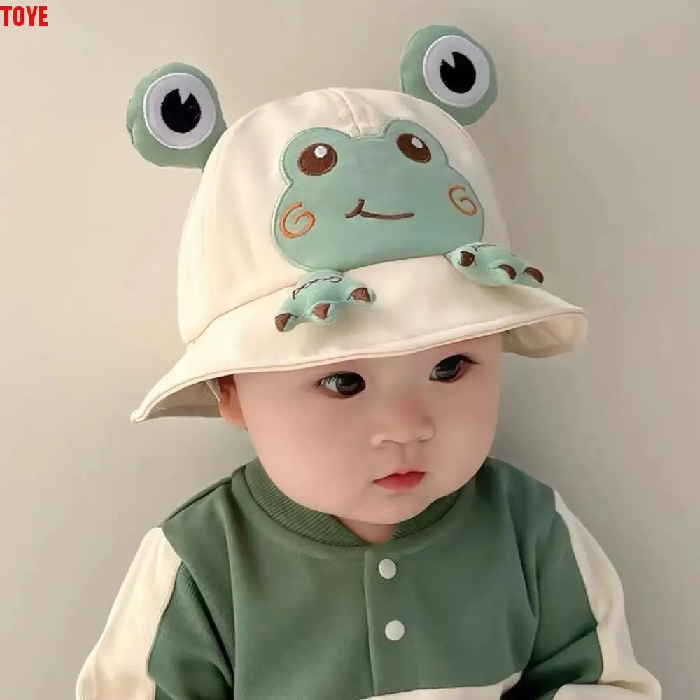 Casual Korean Style Cartoon Frog Bucket Hat Mesh Cotton Baby Sun Protection Hat Streetwear Sunscreen Children Fishman Hat Girls
Casual Korean Style Cartoon Frog Bucket Hat Mesh Cotton Baby Sun Protection Hat Streetwear Sunscreen Children Fishman Hat Girls