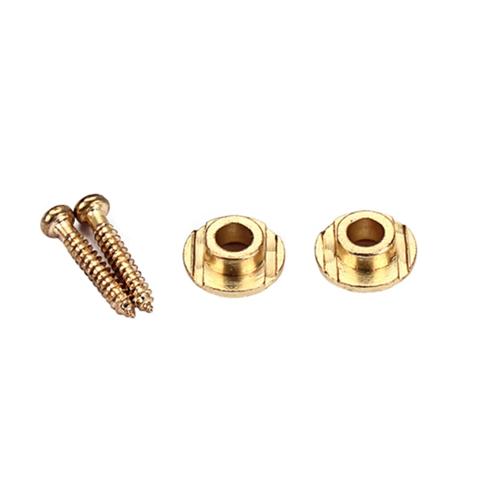2 PCS Guitar Copper Roller String Trees String Retainer String Guide with Screws For Electric Guitar Parts Replacement (Golden)
2 PCS Guitar Copper Roller String Trees String Retainer String Guide with Screws For Electric Guitar Parts Replacement (Golden)