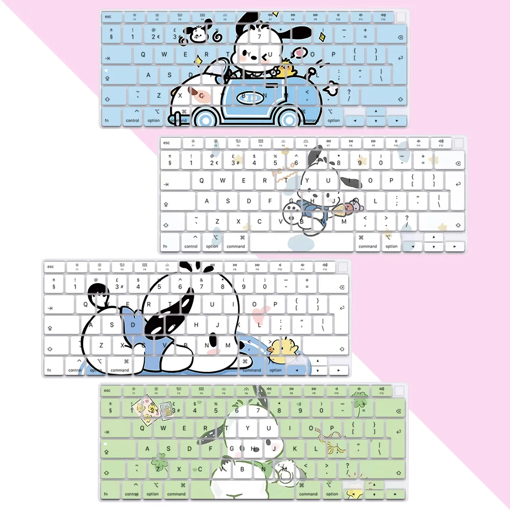 Cute anime Pochacco EU Layout Color Print Soft Silicone Keyboard Cover For Macbook 2020 Air A2179 A2337
Cute anime Pochacco EU Layout Color Print Soft Silicone Keyboard Cover For Macbook 2020 Air A2179 A2337