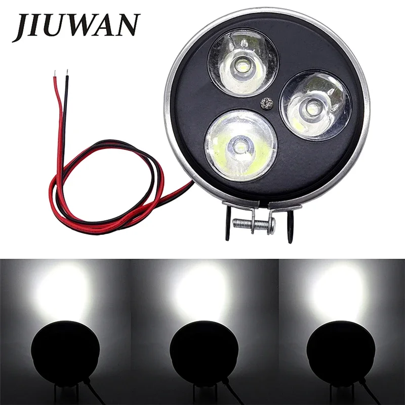 Универсальный мотоциклетный противотуманный фонарь, черный корпус, 3 светодиодный, прожсветильник для автомобиля, белый свет, внешняя ультраяркая лампа 
Универсальный мотоциклетный противотуманный фонарь, черный корпус, 3 светодиодный, прожсветильник для автомобиля, белый свет, внешняя ультраяркая лампа