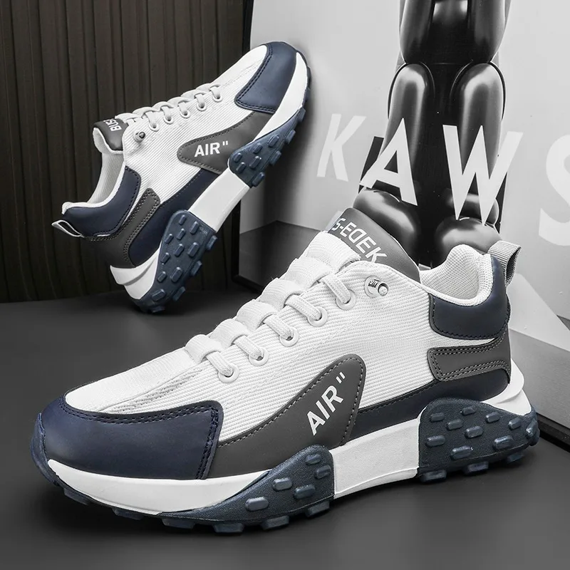 TEARKER Thick Sole Mens Sneakers Man Shoe Versatile Vulcanized Shoe Lace Up Outdoor Running Shoes Anti-slip Zapatillas De Hombre
TEARKER Thick Sole Mens Sneakers Man Shoe Versatile Vulcanized Shoe Lace Up Outdoor Running Shoes Anti-slip Zapatillas De Hombre